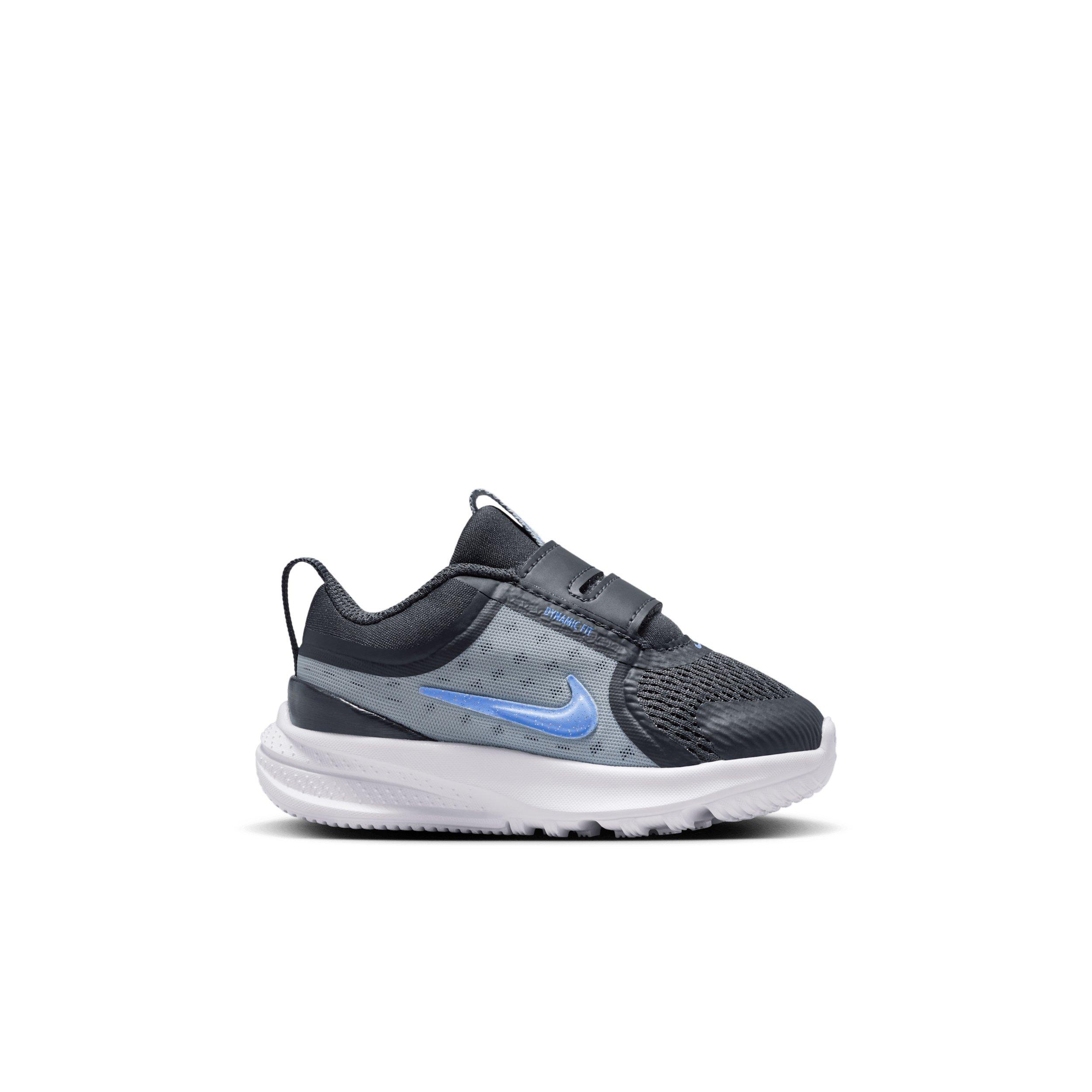 Nike Star Runner 5 "Anthracite/Light Pumice/Photon Dust/Blue Crystal" Infant Girls' Running Shoe - ANTHRACITE/LT PUMICE/DUST/BLUE